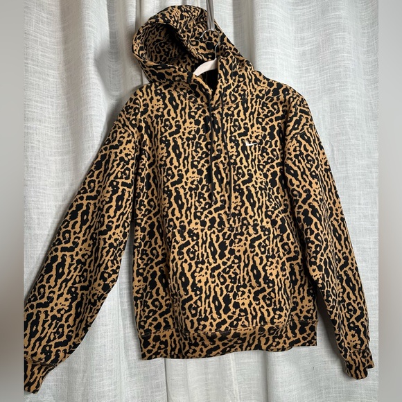 Nike SB Black and Tan Animal Print Hoodie - Picture 7 of 9